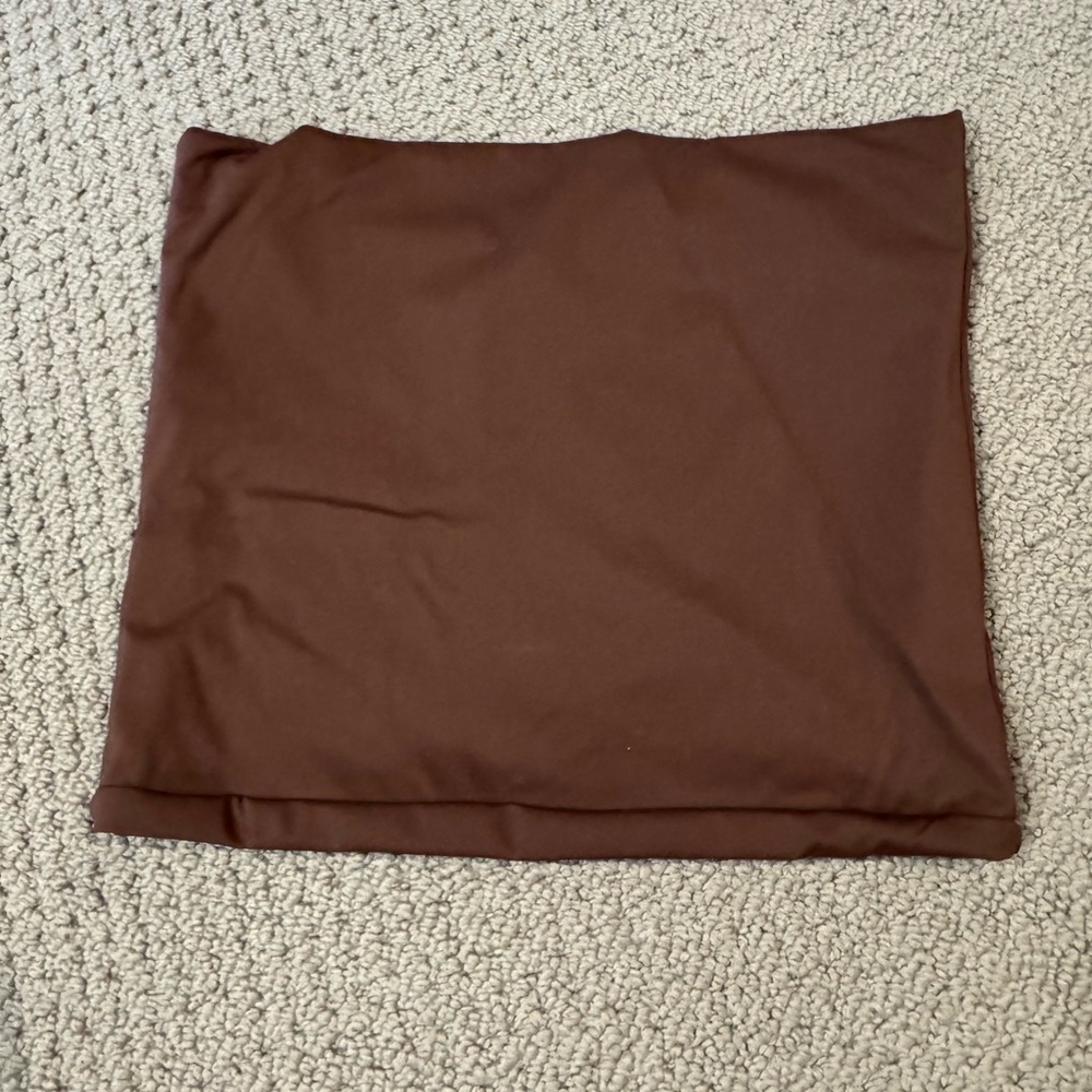 Zara Brown Bandeau Top